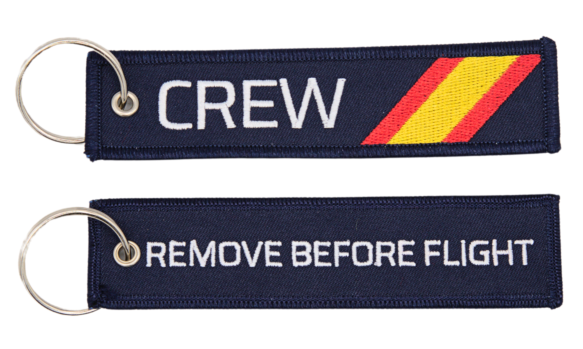 Crew Spain Flag RBF Keyring